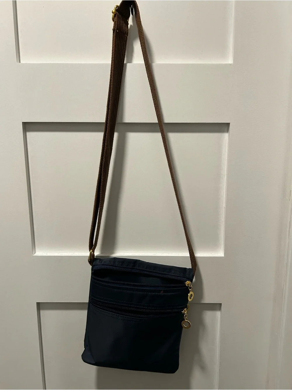 Navy Crossbody Travel Bag - Compact Everyday Bag